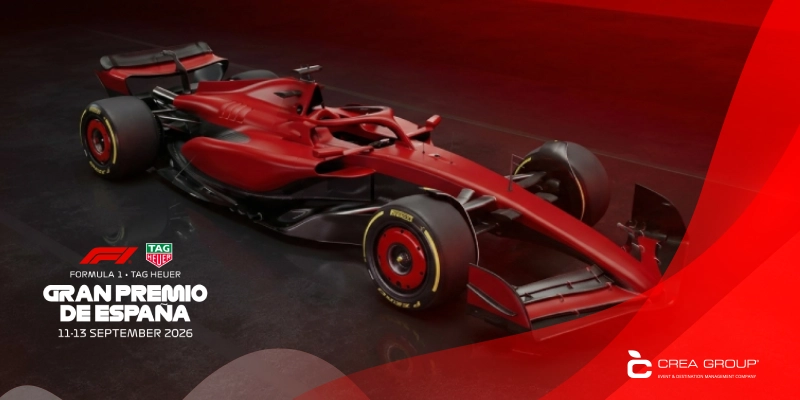 Red Formula 1 car for Spanish Grand Prix 2026
